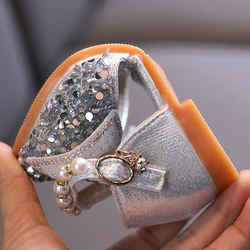 Anabella Platta Flickskor - Silver