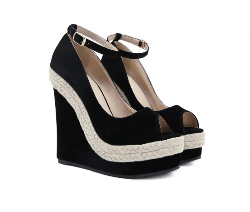 Andalucita Wedges - Svart