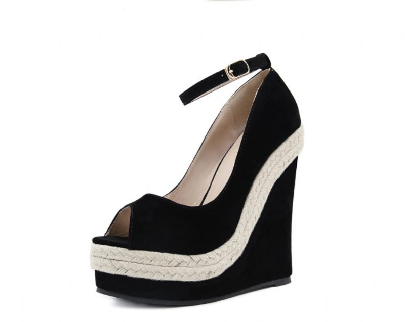 Andalucita Wedges - Svart