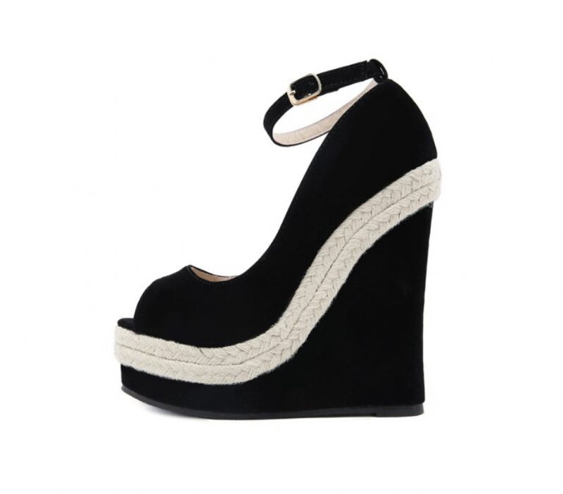 Andalucita Wedges - Svart