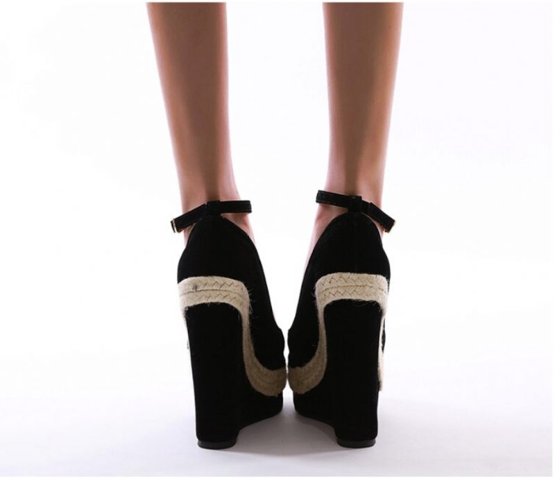 Andalucita Wedges - Svart