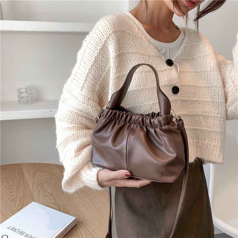 Andalux Small Crossbody-handväska I Läder För Kvinnor - Svart