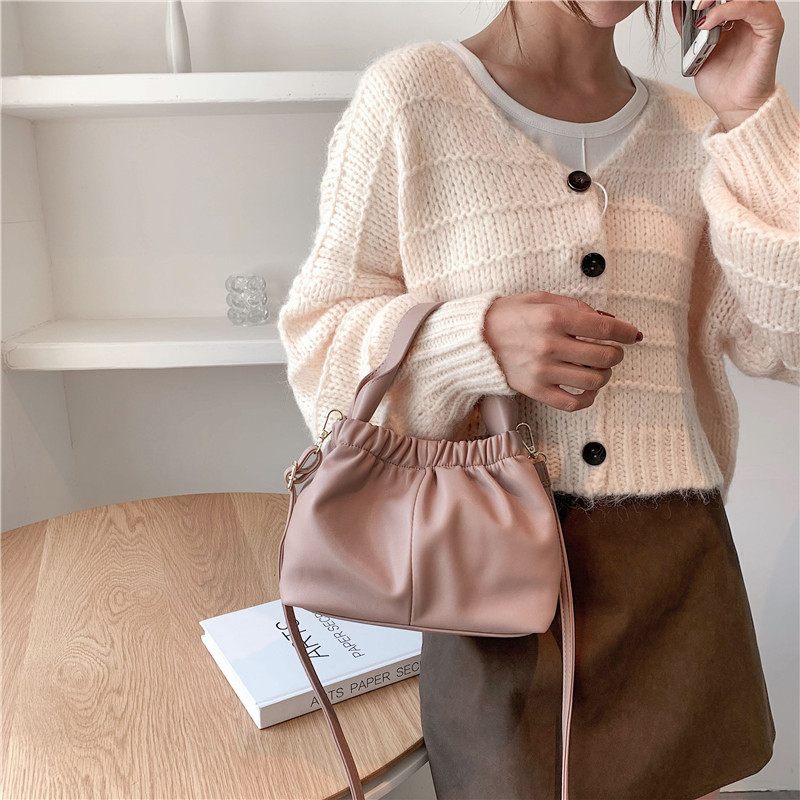 Andalux Small Crossbody-handväska I Läder För Kvinnor - Svart
