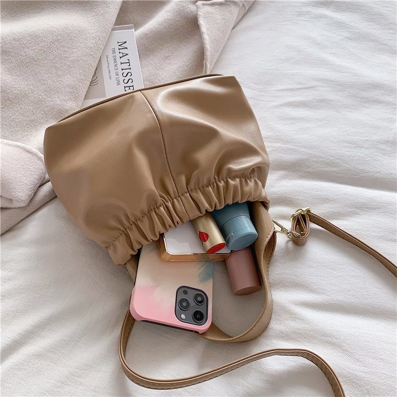 Andalux Small Crossbody-handväska I Läder För Kvinnor - Svart