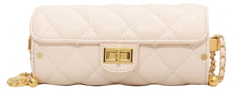 Andry Mini Handväska I Läderdesign För Kvinnor - Beige