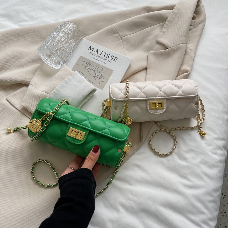 Andry Mini Handväska I Läderdesign För Kvinnor - Beige