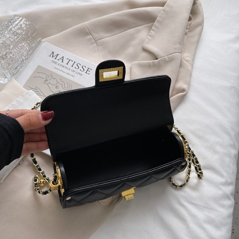Andry Mini Handväska I Läderdesign För Kvinnor - Beige