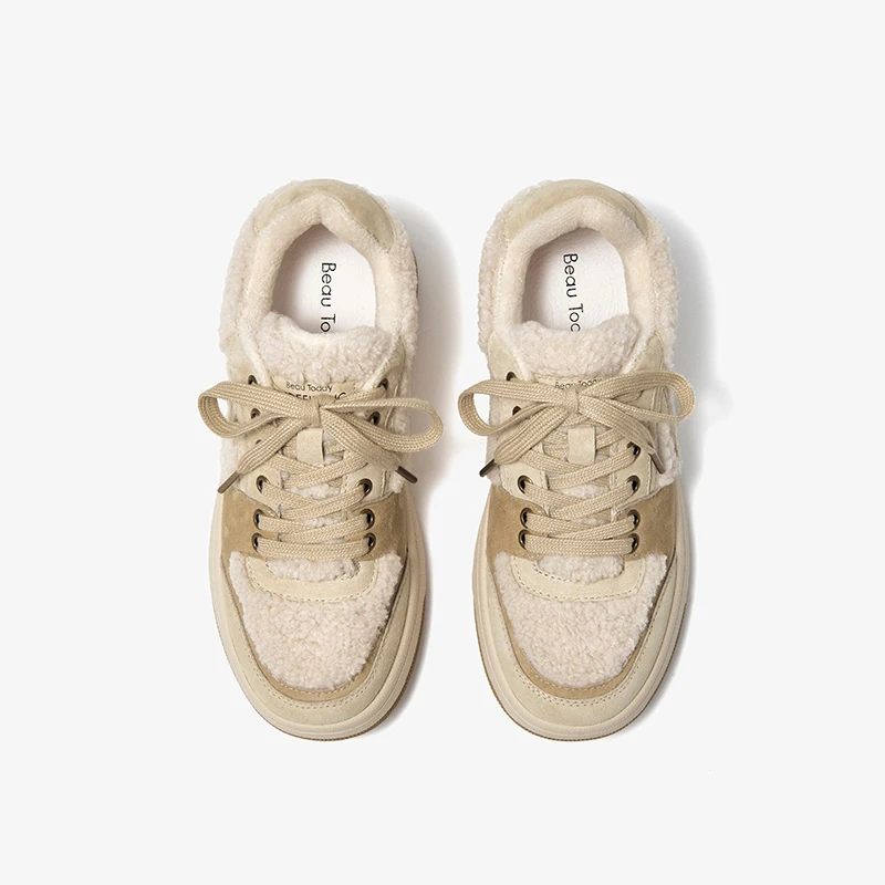 Angela Vintersneaker För Kvinnor - Beige