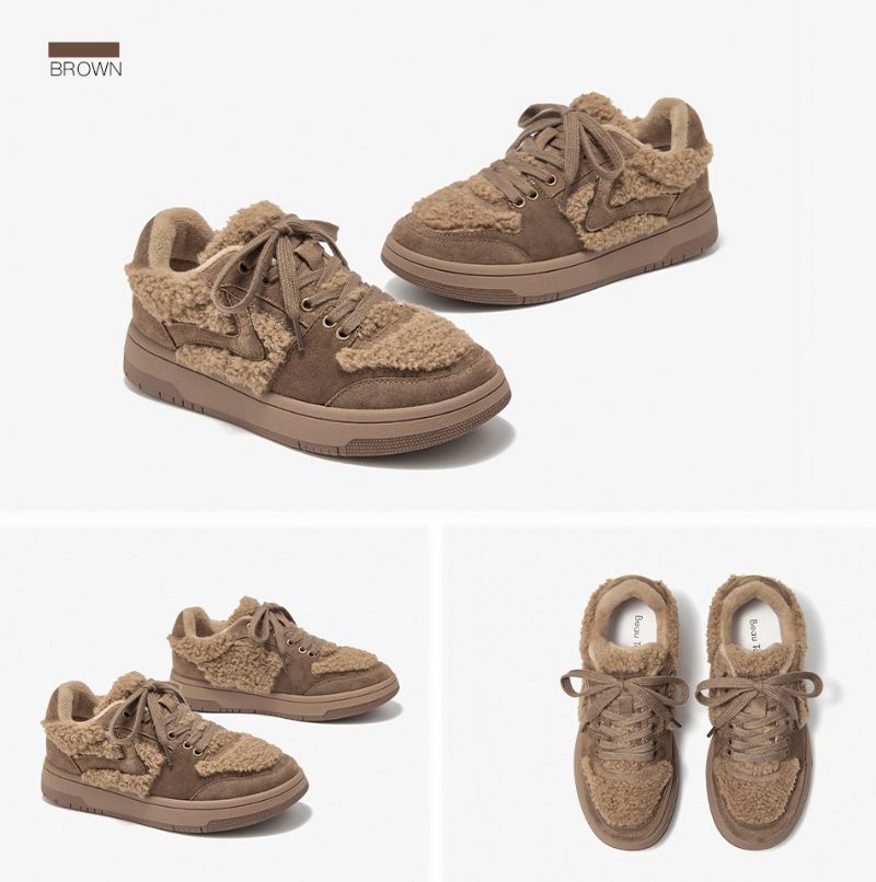 Angela Vintersneaker För Kvinnor - Beige