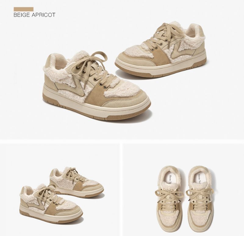 Angela Vintersneaker För Kvinnor - Beige