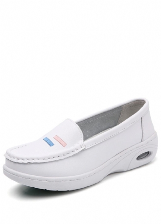 Angelica White Nurse Loaferskor För Kvinnor