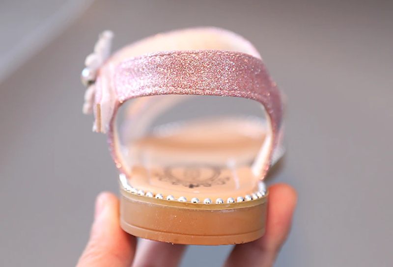 Angie Flickor Klänning Sandal - Silver