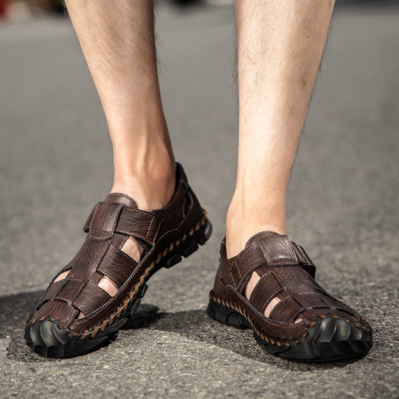 Anselmo Casual Sandaler För Män - Kaffe