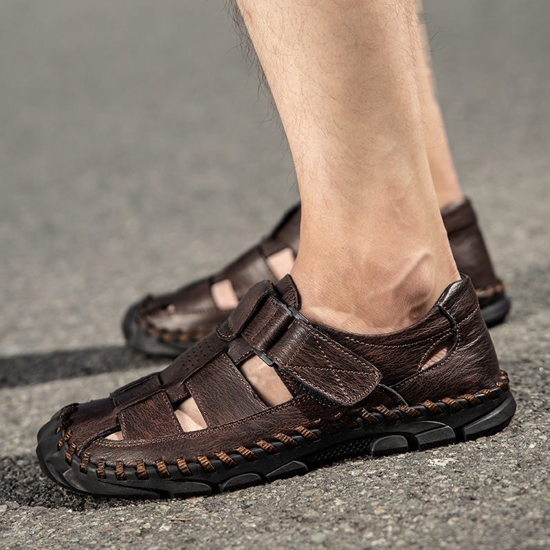 Anselmo Casual Sandaler För Män - Kaffe