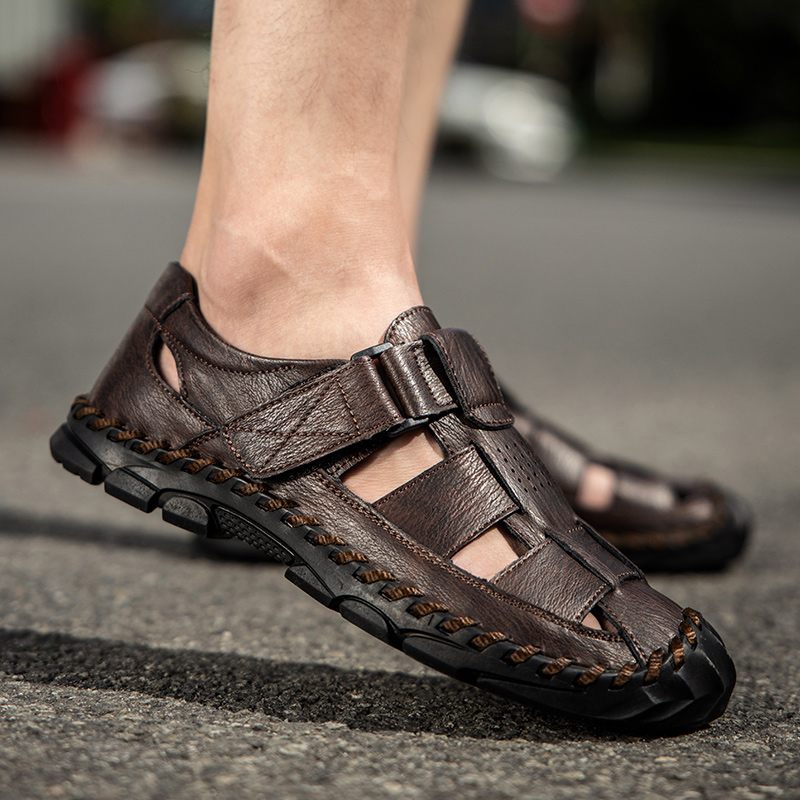 Anselmo Casual Sandaler För Män - Kaffe