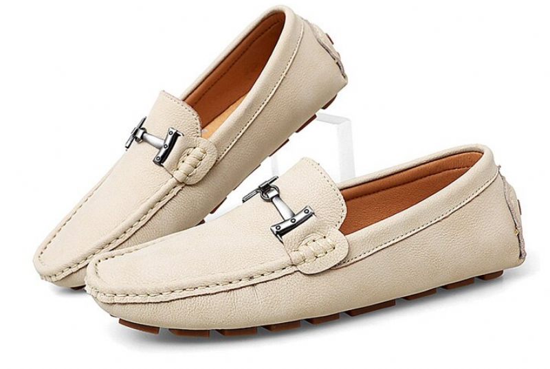 Anthuan Loafers Lyxiga Skor För Män - Beige