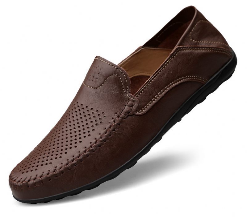 Antonello Herr Loafers Fritidsskor - Kaffe