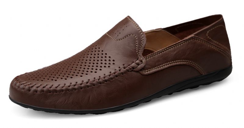 Antonello Herr Loafers Fritidsskor - Kaffe