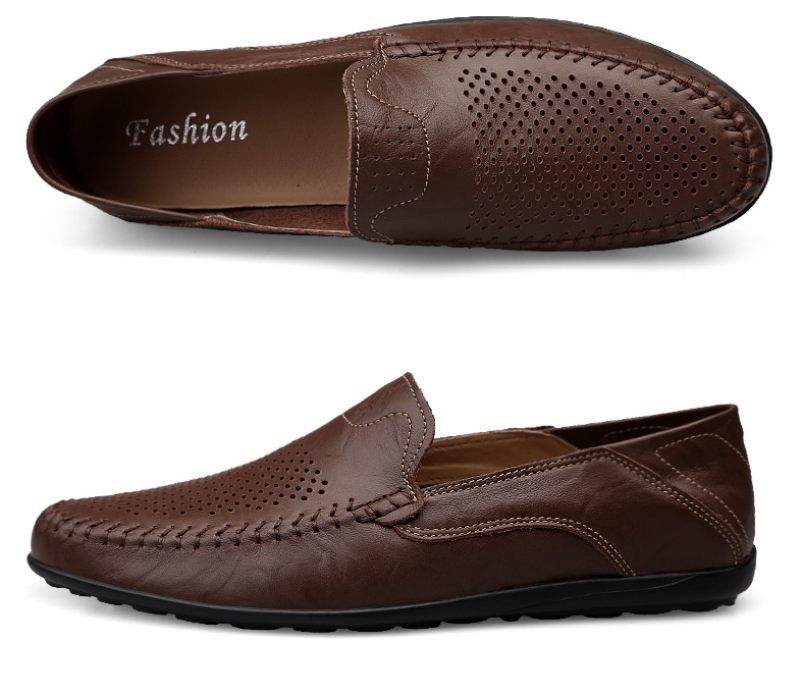 Antonello Herr Loafers Fritidsskor - Kaffe