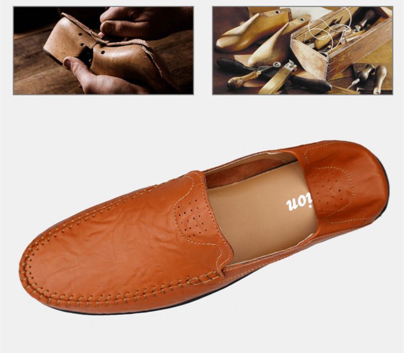 Antonello Herr Loafers Fritidsskor - Kaffe