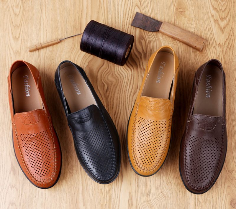 Antonello Herr Loafers Fritidsskor - Kaffe