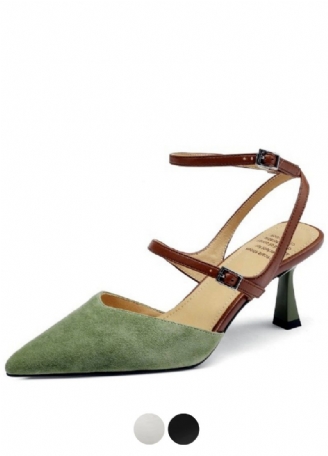 Antonia Slingbacks-sandaler I Läder För Kvinnor