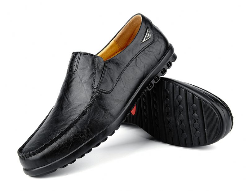 Antonio Loafers Klänning Skor För Män - Svart