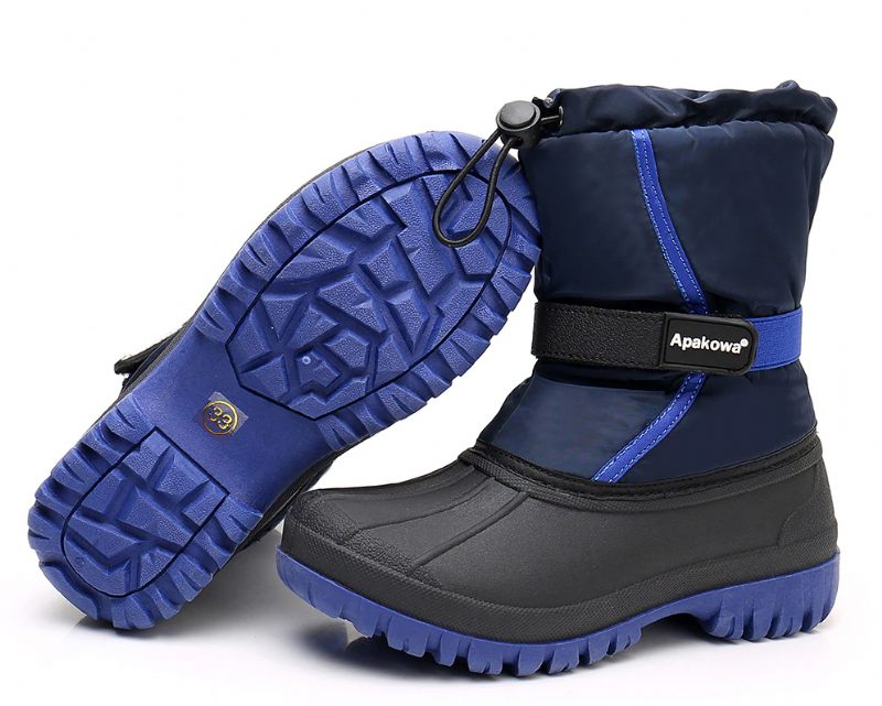 Antunez Unisex Vinterstövlar För Barn - Navy päls