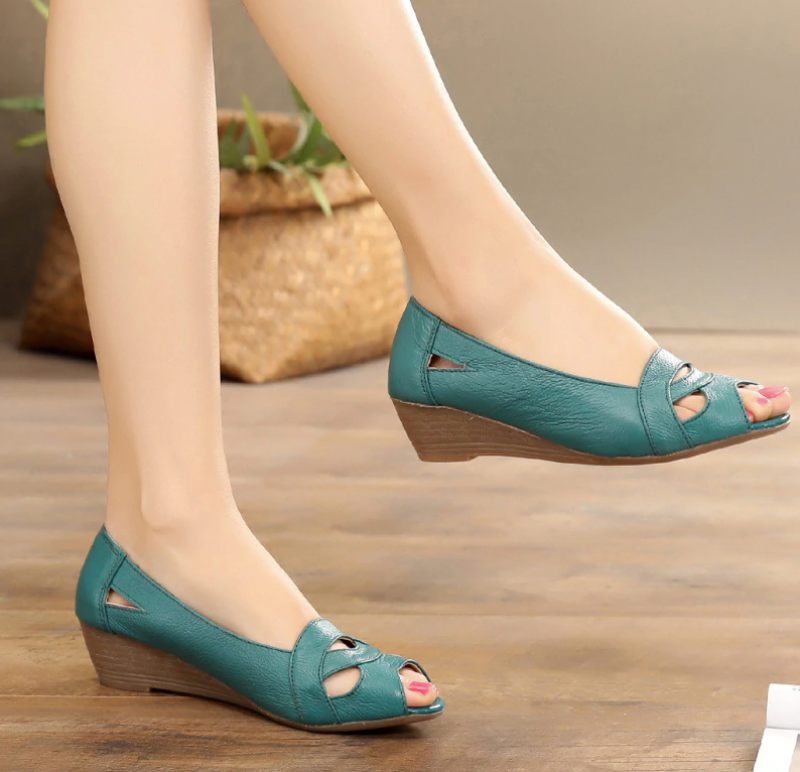 Aranza Wedges-sandaler För Kvinnor - Grön