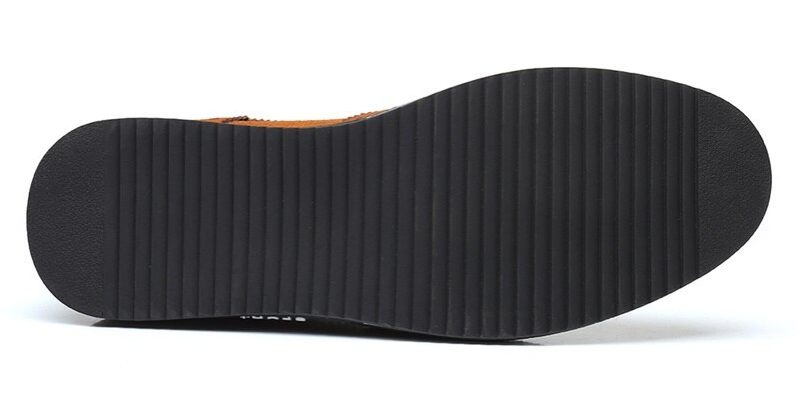 Arce Herr Loafers Klänning Skor - Orange
