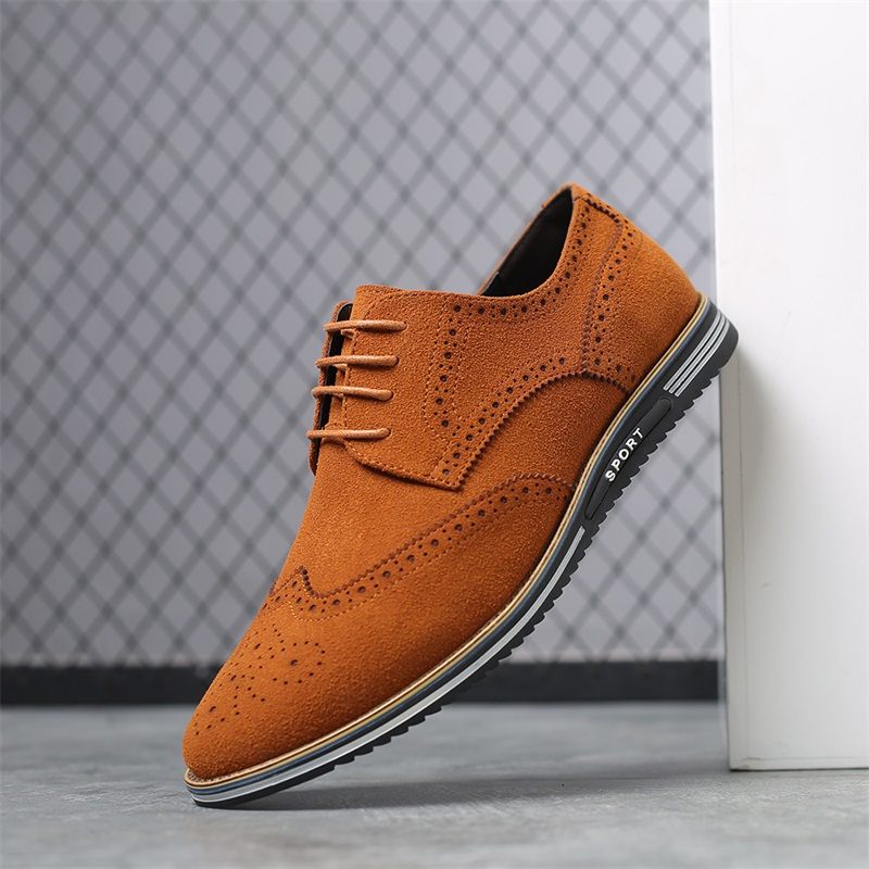 Arce Herr Loafers Klänning Skor - Orange