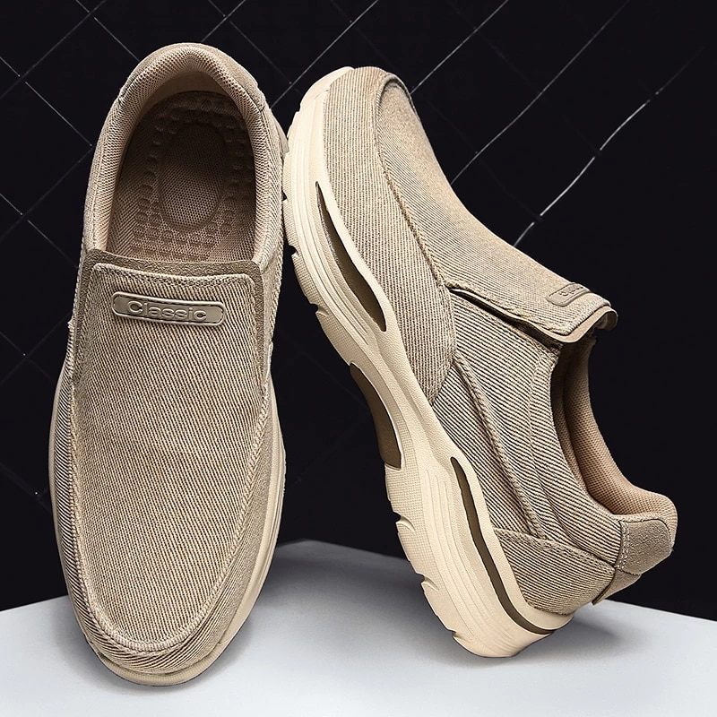 Arcenio Loaferskor För Män - Khaki