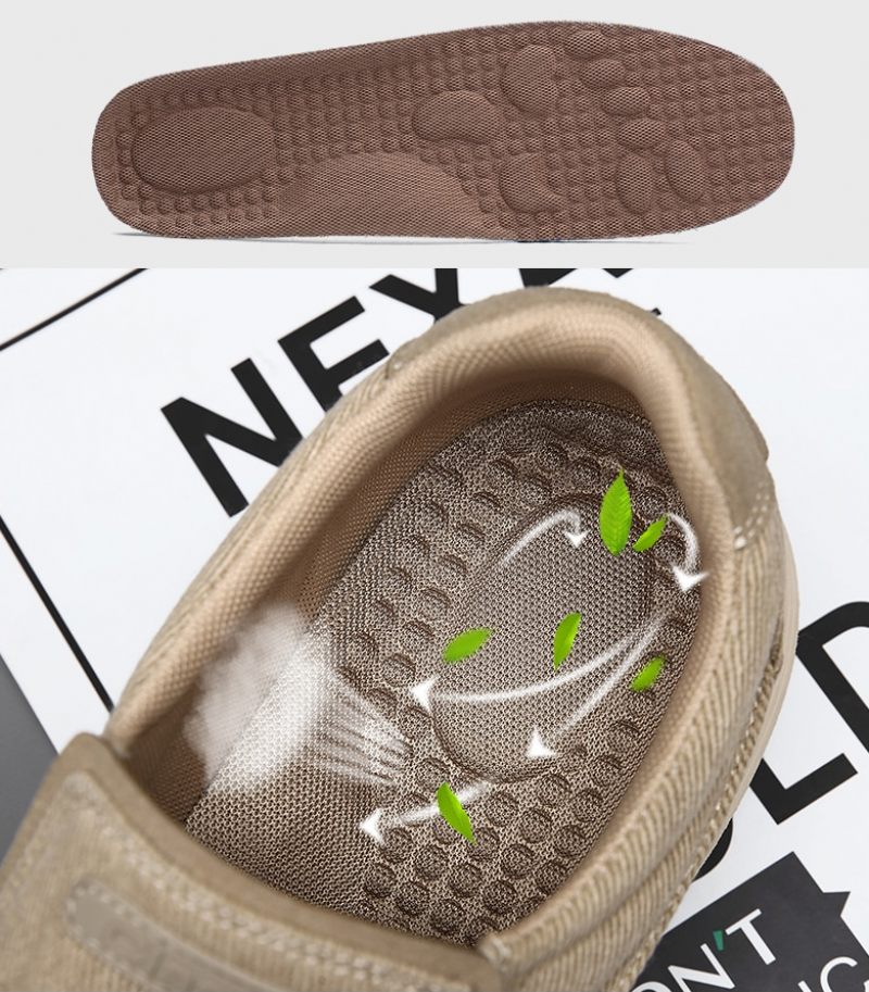 Arcenio Loaferskor För Män - Khaki