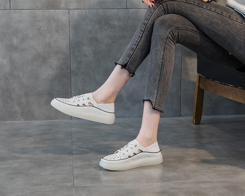 Archi Bekväma Slip-on Sportskor För Kvinnor - Beige