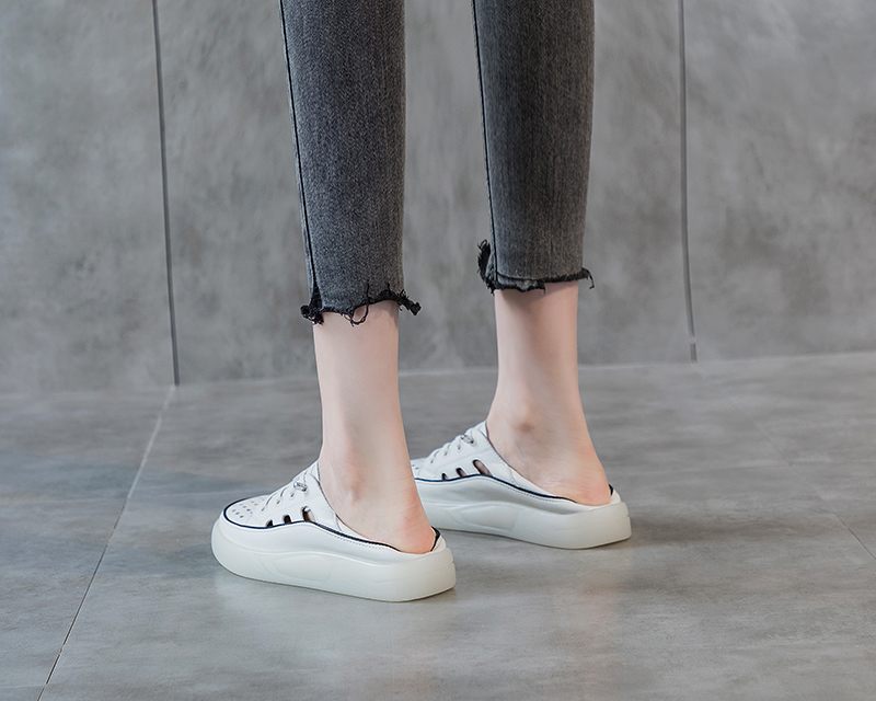 Archi Bekväma Slip-on Sportskor För Kvinnor - Beige
