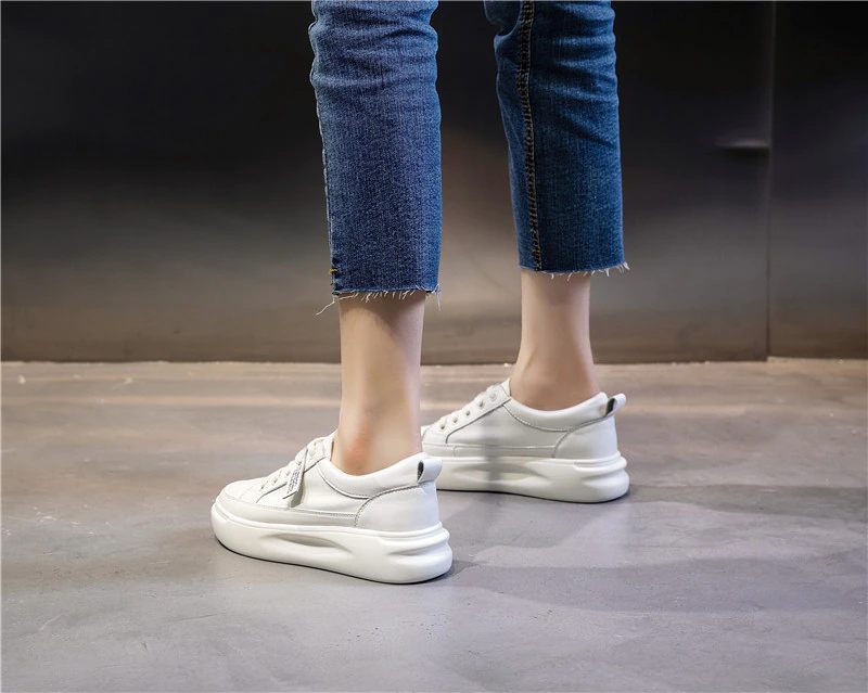 Archi Sneaker I Läder I - Vit