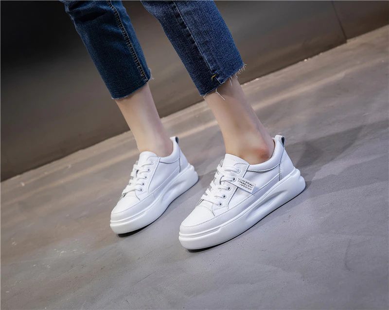 Archi Sneaker I Läder I - Vit