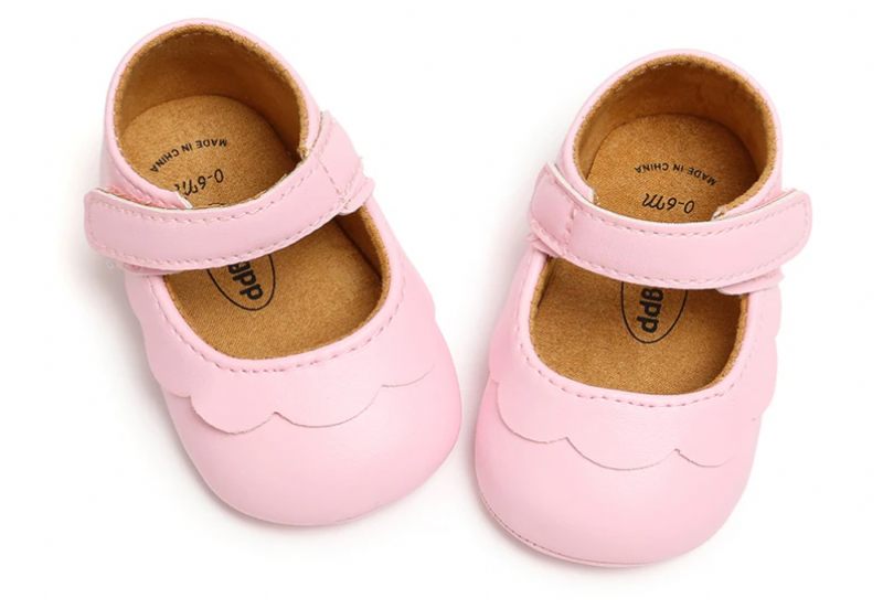 Arenis Baby Flickor Platta Skor - Svart