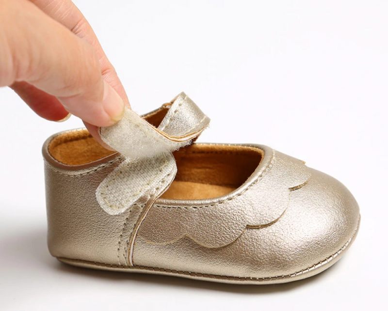 Arenis Baby Flickor Platta Skor - Svart