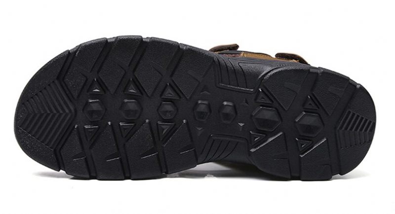 Aribo Klassisk Sandal För Män - Brun
