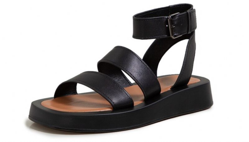 Arizona Högkvalitativ Svart Sandal För Kvinnor - Svart
