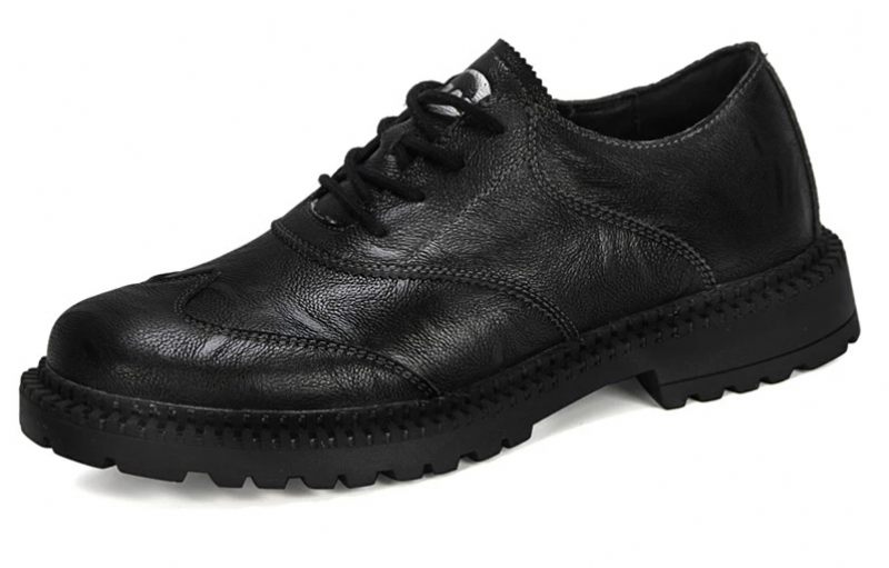 Arnelio Oxford Casual Skor För Män - Svart