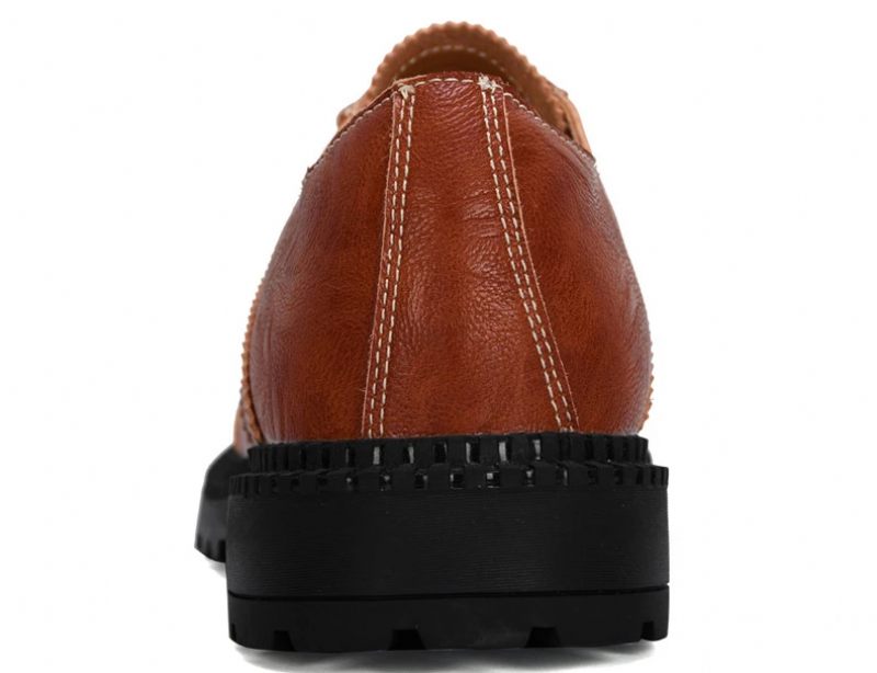 Arnelio Oxford Casual Skor För Män - Svart
