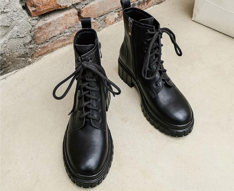 Arrieta Boots Ankelhöjd - Beige kort plysch