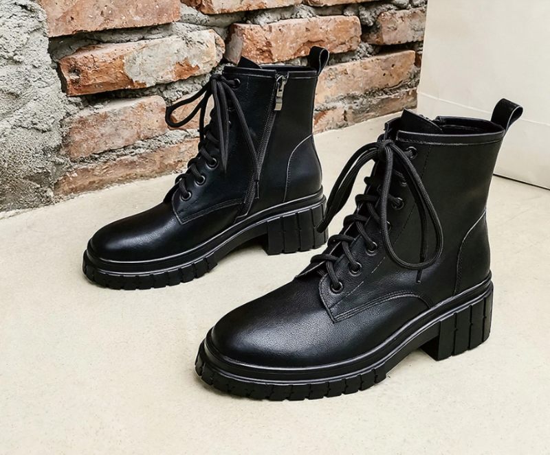 Arrieta Boots Ankelhöjd - Beige kort plysch