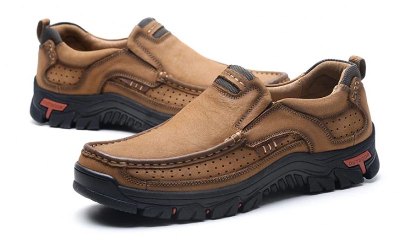 Asher Loaferskor För Män - Brun