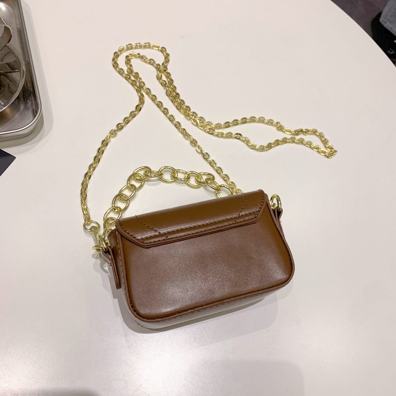 Asrael Mini Handväska I Läder Med Lock För Kvinnor - Svart