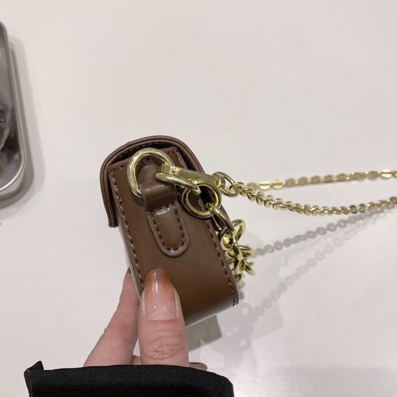 Asrael Mini Handväska I Läder Med Lock För Kvinnor - Svart