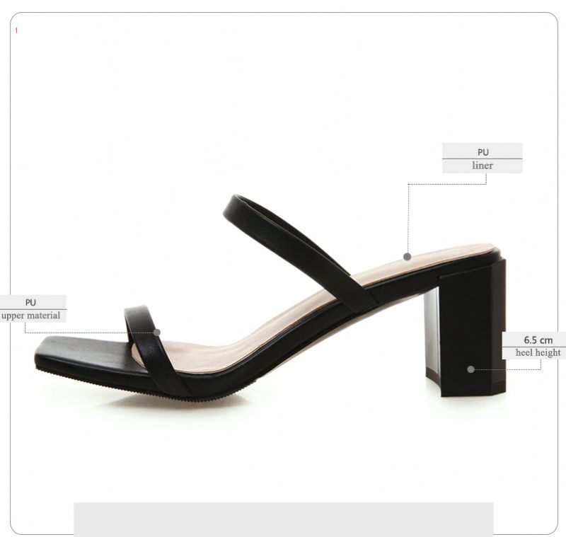 Asturien Sandaler - Svart