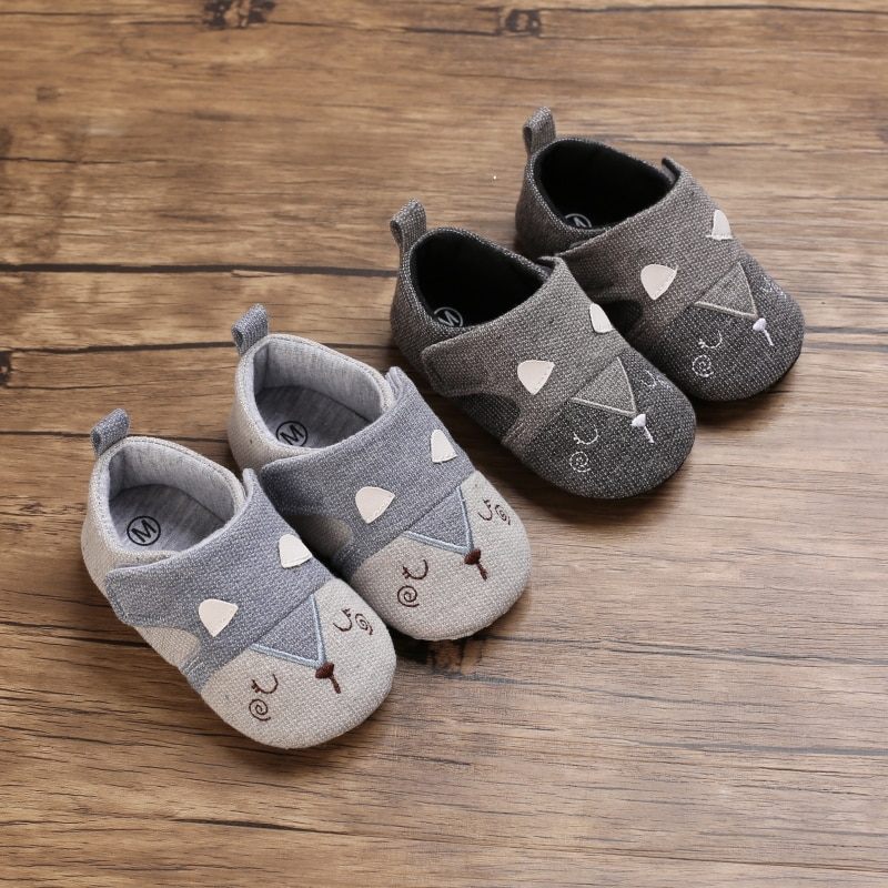 Atlass Baby Pojkar Casual Sneakers - Grå